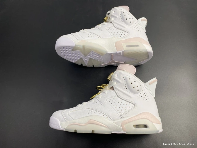 Kicked Out Shoe Store Retro 6 Air Jordan Hoops DH9696-100 (W) Gold 0724